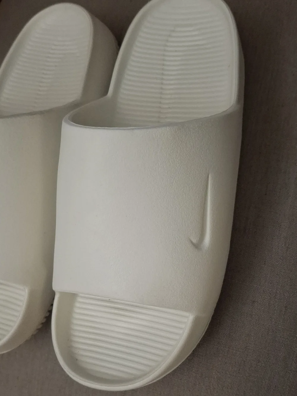 Unisex White Slide Sandals - Minimal Comfort_1